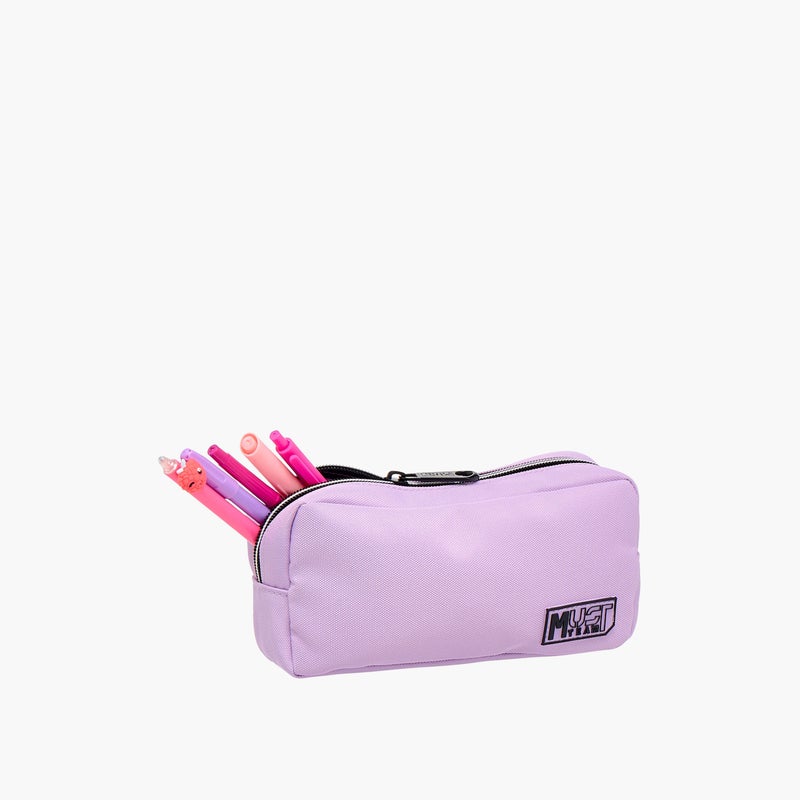 Must Pencil Case-Sustainable-1 Cmprt-0.90L (Rpet Pu) Purple \ 20X5X9 - Image 5